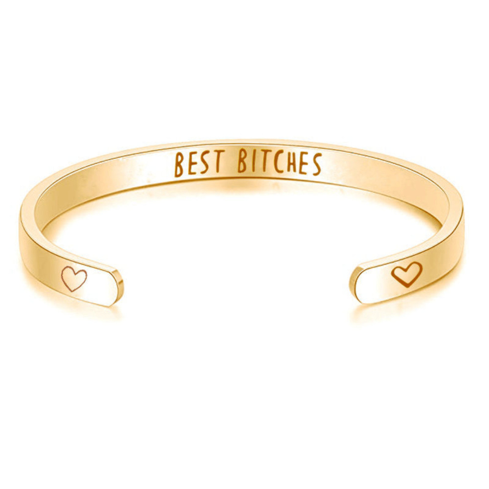 Best Bitches Bracelet/Cuff/Bangle Gold